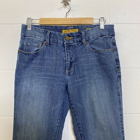 Seven7 Premium Denim Boot Cut Med Wash Jeans 6 - Picture 3 of 12